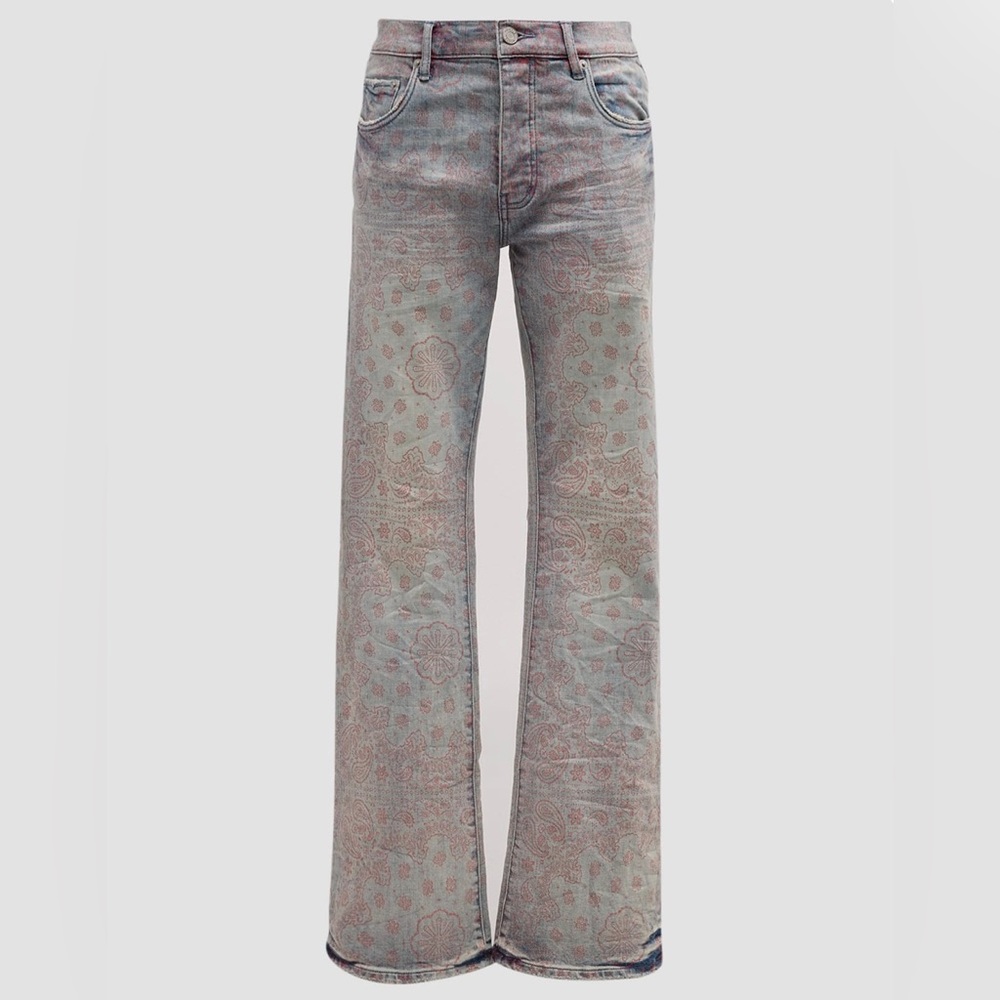 Purple brand Bandanna Flare print jeans size 36